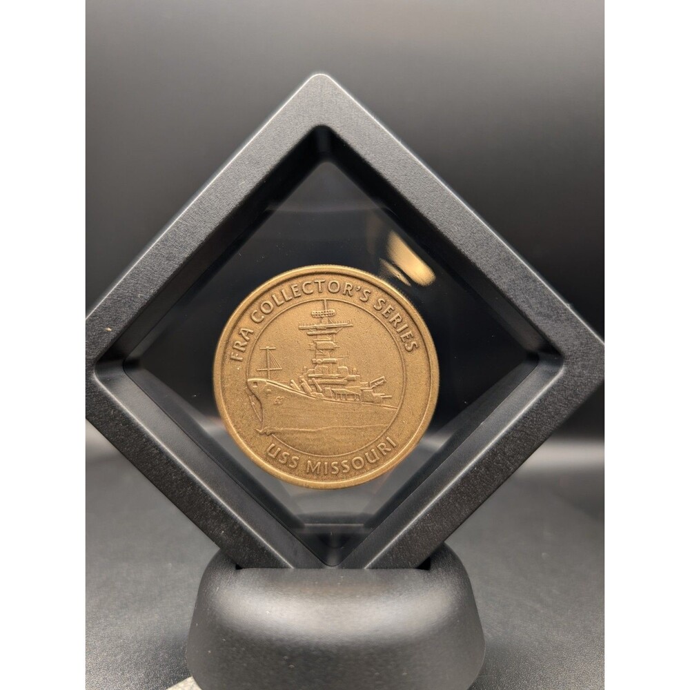USS Missouri Navy Coin • FRA Token • Military Commemorative Collectible